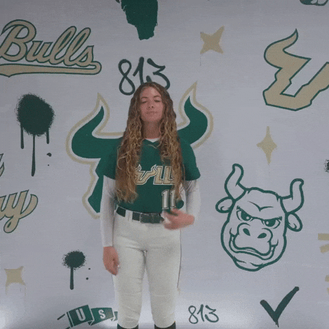 South Florida Horns Up GIF by USF Athletics
