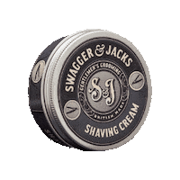 Shaving Cream Sticker by Swagger & Jacks