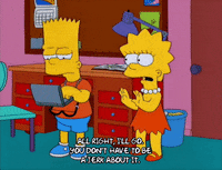 bart simpson jerk GIF