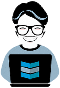 Grin Sticker by STACKED MARKETER