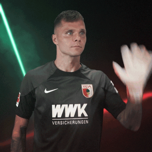 High Five Football GIF by FC Augsburg 1907