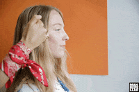 hair hand GIF by Man Repeller