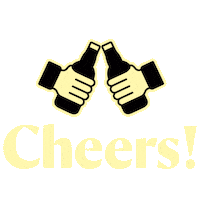 Cheers Salud Sticker by Yimbo