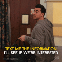 Pop Tv Idk GIF by Schitt's Creek