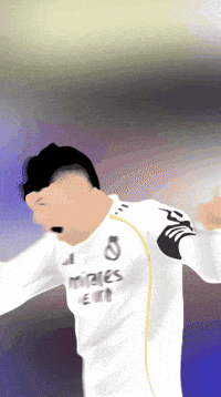 Excited Real Madrid GIF by 9th Maestro