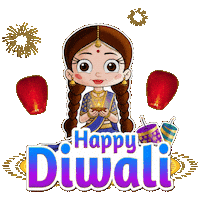 Festival Of Lights Diwali Sticker by Chhota Bheem