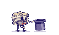 Magic Pancake Sticker by SomosWhyNot