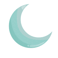 Podertienda moon sky clouds luna Sticker