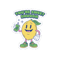 drinkcans drink lemon hydration refreshing Sticker