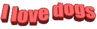 dogs text Sticker