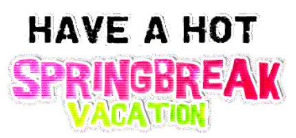 spring break Sticker