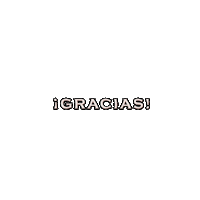 Thanks Gracias Sticker