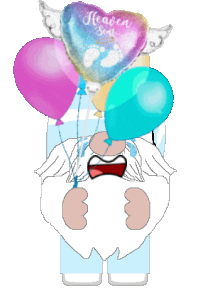 Angel Baby Gnome Sticker