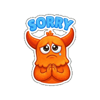 Sorry Forgive Me Sticker by Momo & Tulus