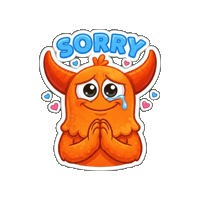 Sorry Forgive Me Sticker by Momo & Tulus