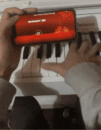 keytoucher1434 piano gd keyboard geometry dash GIF