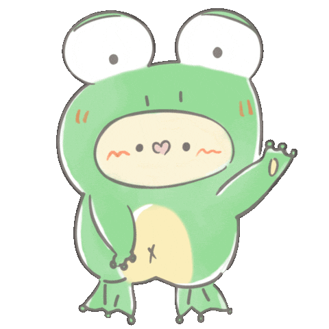 Frog 嗨 Sticker