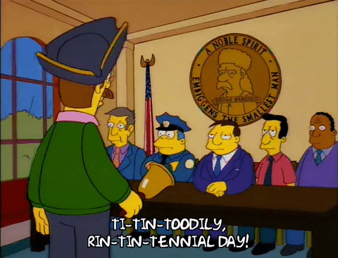 gathering homer simpson GIF