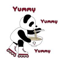 Happy Panda Bear Sticker by Qeelin Jewellery