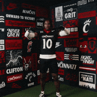 Cincinnati Football Derrick GIF by Cincinnati Bearcats