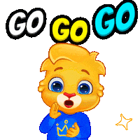 Lets Go Good Luck Sticker by Lucas and Friends by RV AppStudios