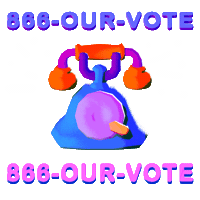 Right To Vote Election 2020 Sticker by INTO ACTION