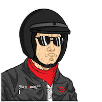 Boldriders Sticker by LAZONE.ID