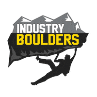 IndustryBoulders climbing bouldering boulder ib Sticker