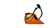 Trick Or Treat Halloween Sticker by Moving Picture Show