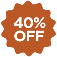 Starburst 40 Off Sticker by Bon Maxie