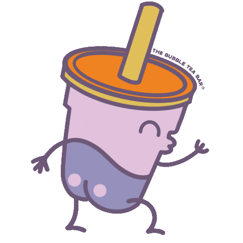 Milk Tea Twerk Sticker by The Bubble Tea Bar