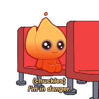 Nervous Oh No Sticker by Playember