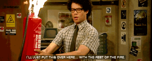 love him the it crowd GIF