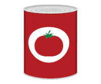 YYCFoodBank canned food calgary food bank yyc food bank food bank yyc Sticker