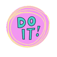 Do It Yes Sticker by deinechristine