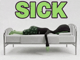 Sick Not Feeling Good GIF by Lonely Aliens