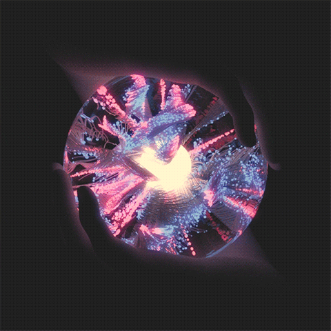 somenerv 3d neon power aesthetic GIF