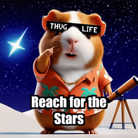Space Stars GIF by Guinea Gambino