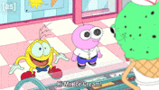 Waving Ice Cream GIF by Adult Swim