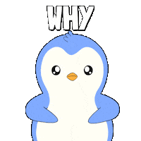 Explain Tell Me Why Sticker by Pudgy Penguins