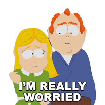 Worries Im Worried Sticker by South Park