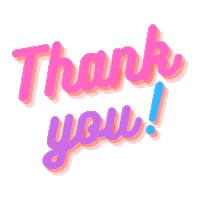 Fun Thank You Sticker by ZONKT®