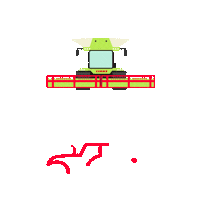 Ag-drive agriculture farming harvest combine Sticker