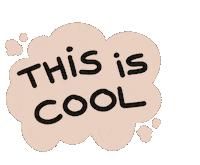This Is Cool Sticker by uptostyle