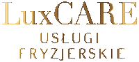 LuxCARE logo gold salon warszawa Sticker