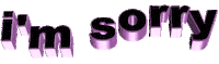 Sorry Art Design Sticker by AnimatedText