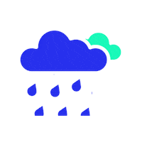 Weather Raining Sticker by GetGoSG