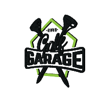 TheGolfGarage logo golf golf gear custom putters Sticker