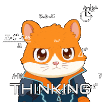 Confused Thinking Sticker by Hamieverse