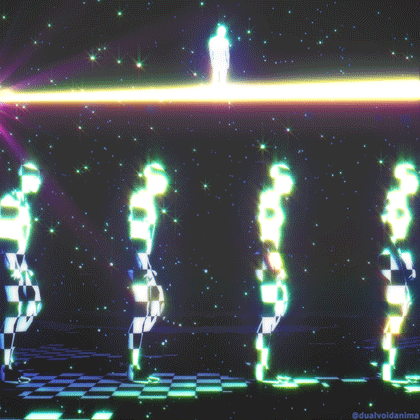 Dance Glow GIF by dualvoidanima